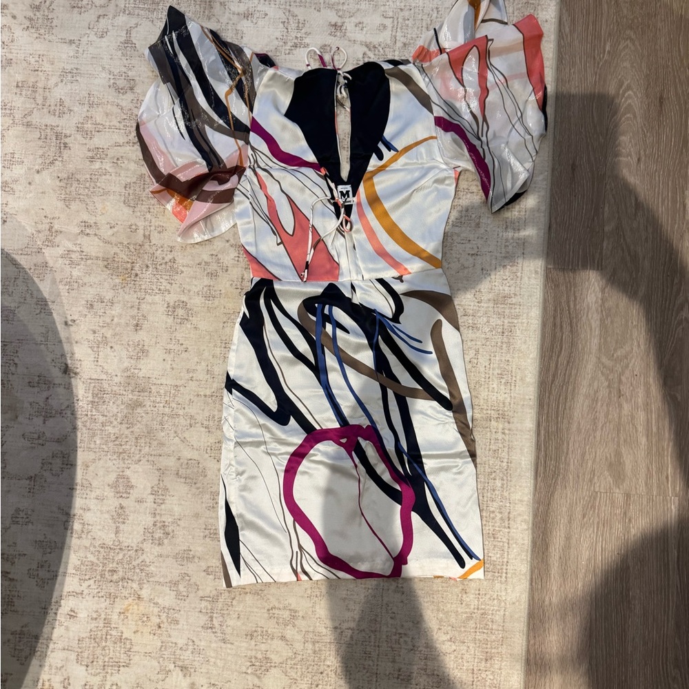 Missoni Vibrant Multicolor Mini Dress